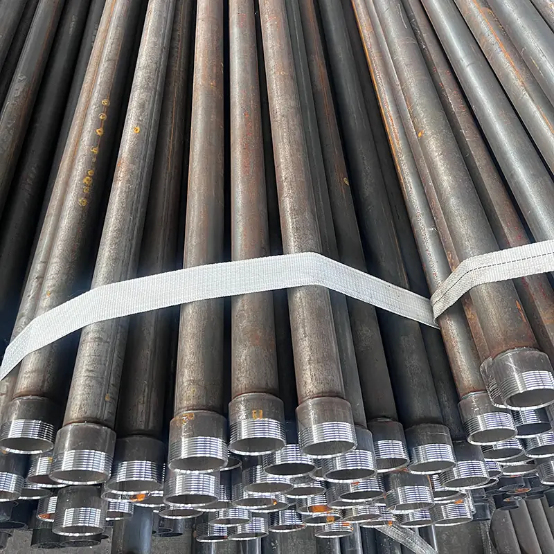 φ50 threaded type sonic logging pipe (50mm screw on csl pipe)