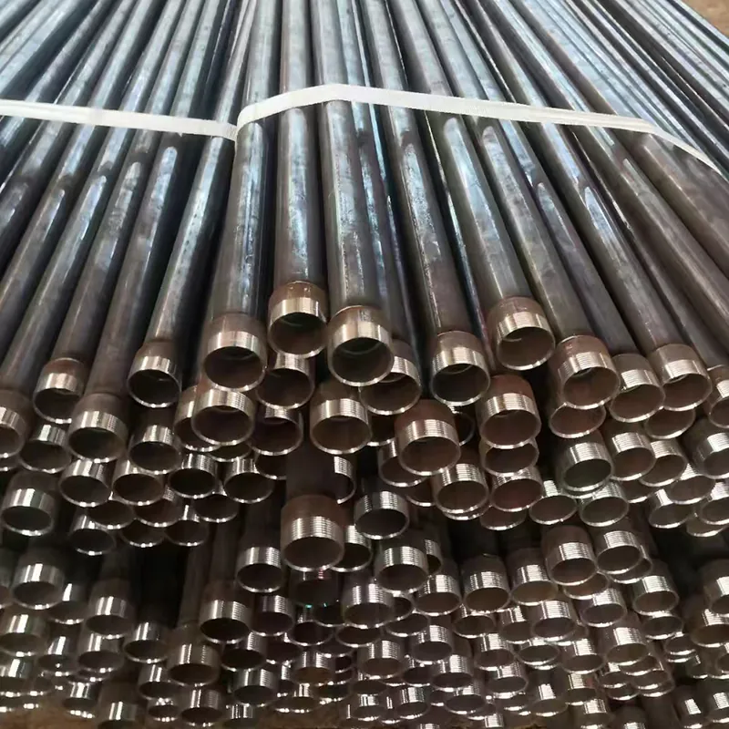 φ50 threaded type sonic logging pipe (50mm screw on csl pipe)