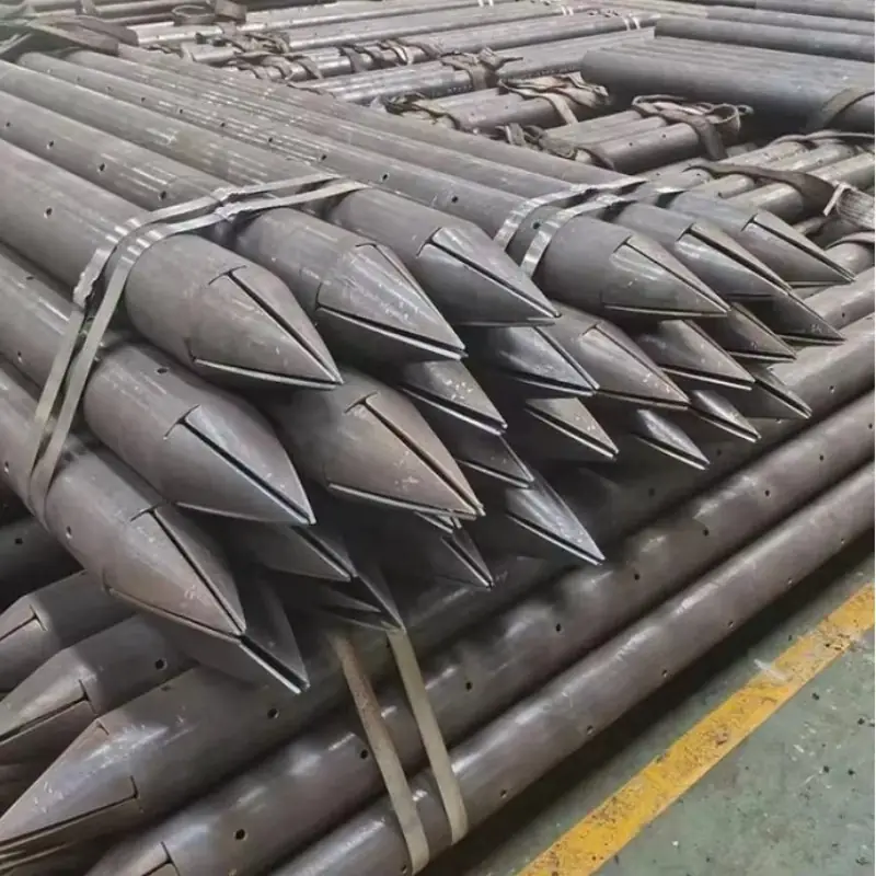 φ32 steel grouting pipe (32mm) for soil nailing & underpinning