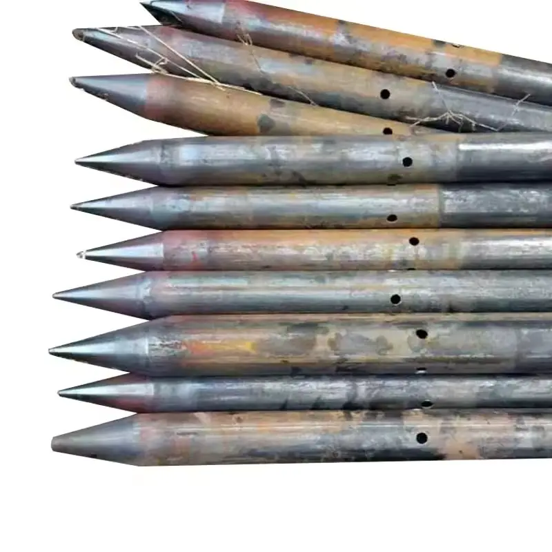 φ32 steel grouting pipe (32mm) for soil nailing & underpinning