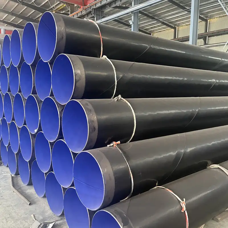 3pe straight seam steel pipe (three layer polyethylene coated)