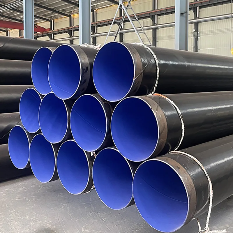 api 5l x52 psl2 fbe coated lsaw pipe 24 inch sch 40 for gas pipeline
