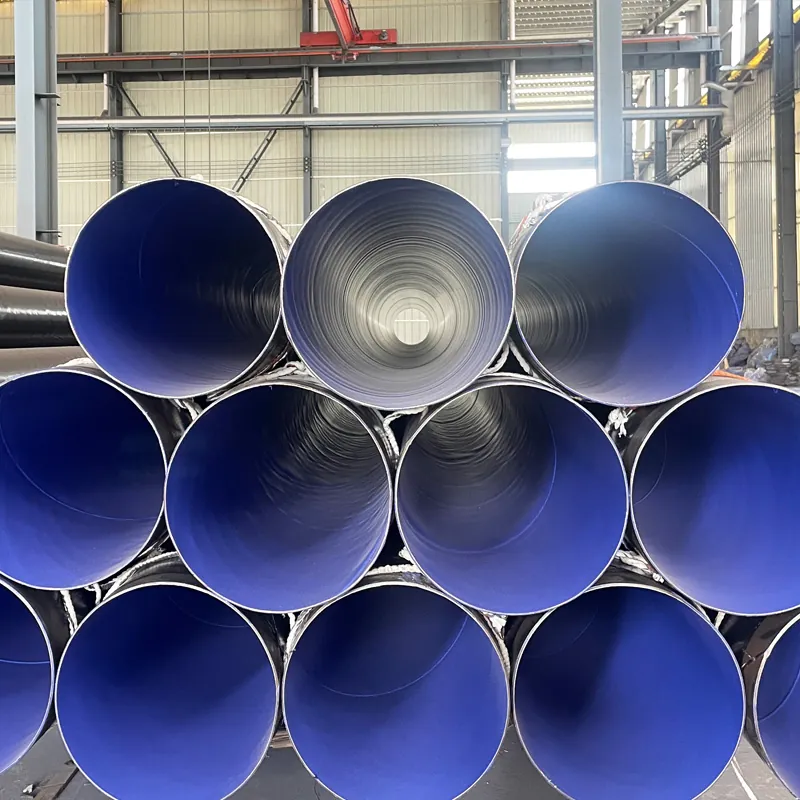 api 5l x52 psl2 fbe coated lsaw pipe 24 inch sch 40 for gas pipeline