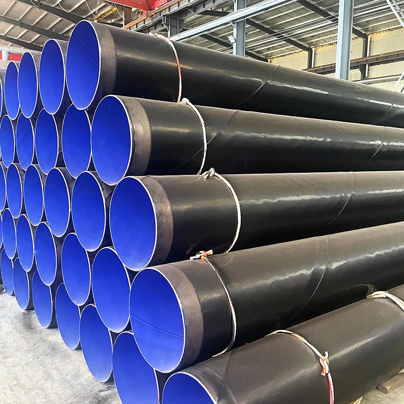 api 5l x52 psl2 fbe coated lsaw pipe 24 inch sch 40 for gas pipeline