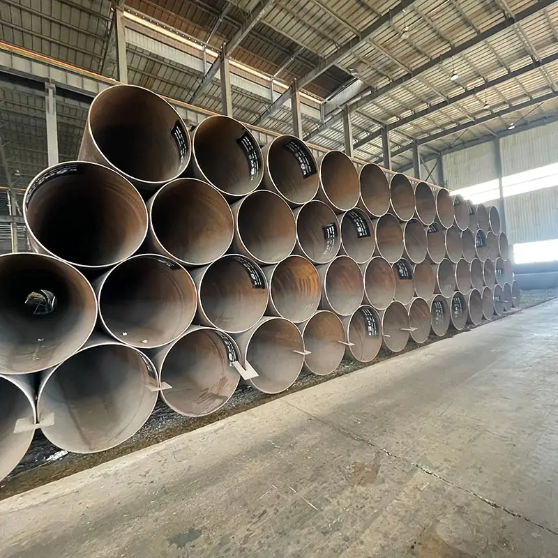 astm a500 grade b welded piling pipe 406mm od with conical point for soil piling
