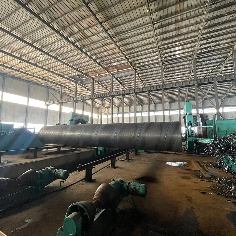 astm a500 grade b welded piling pipe 406mm od with conical point for soil piling