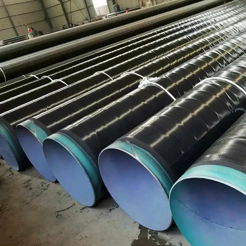 dual layer fbe (dfbe) anti corrosion steel pipe 36 inch for hard soil conditions