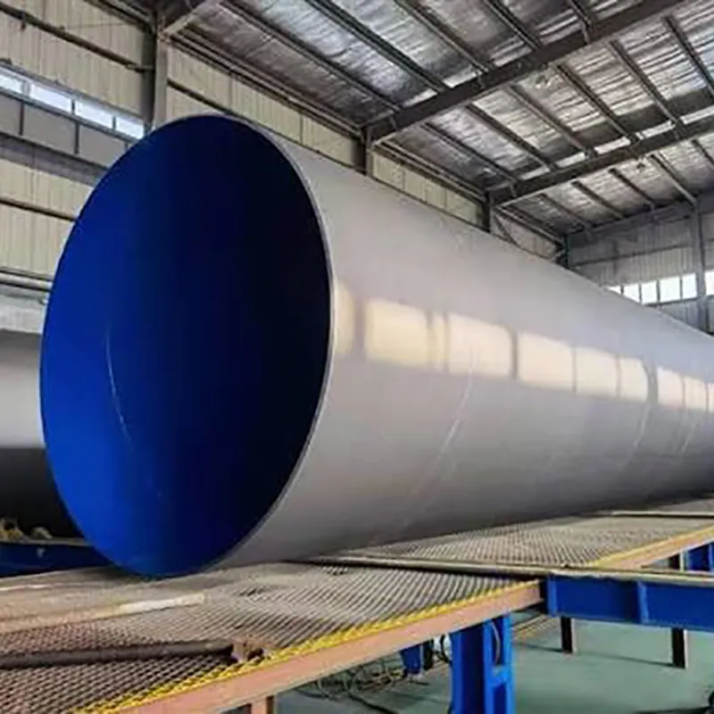 yellow/black 3pe coated steel pipe 219mm od with beveled ends for welding