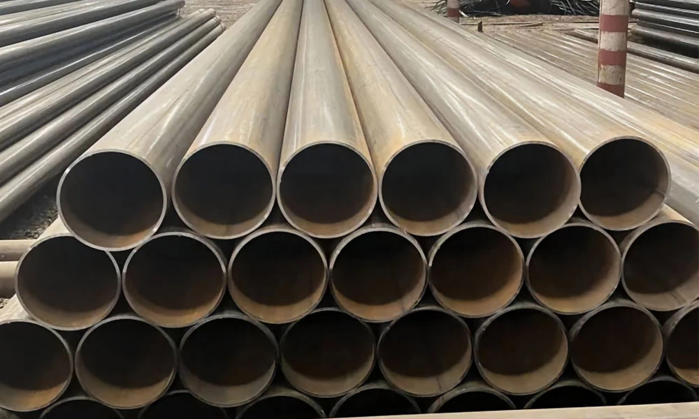 large diameter lsaw steel pipe manufactured by longitudinal submerged arc welding process